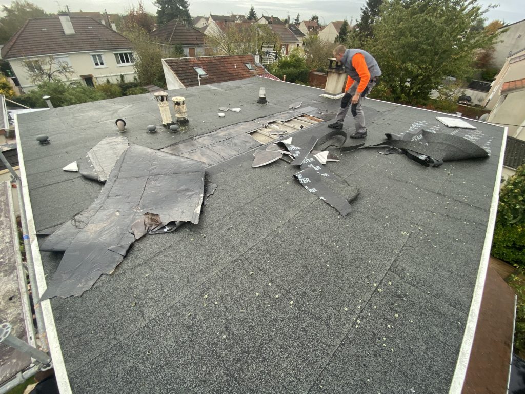 Dépose de Shingle dans le 91